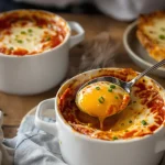 C’est le plat que je fais quand je n’ai envie de rien préparer : œufs cocotte tomate-fromage en 12 min