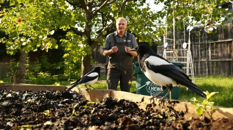 Les pies ruinent votre jardin ? 5 solutions efficaces pour les faire fuir durablement